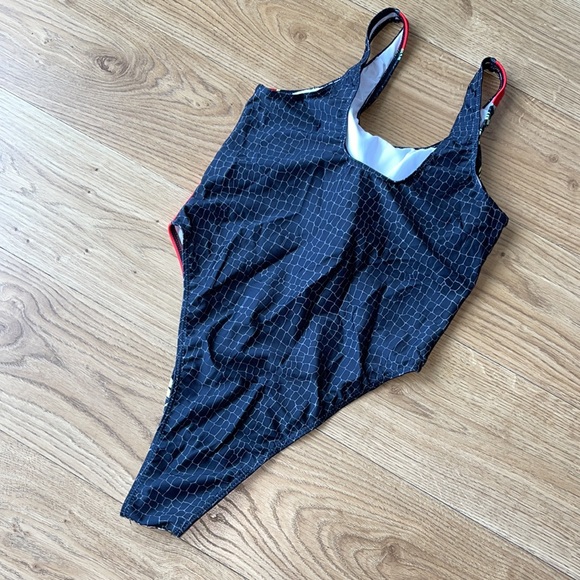 Versace Inspired High Cut Bathing Suit - Picture 4 of 6